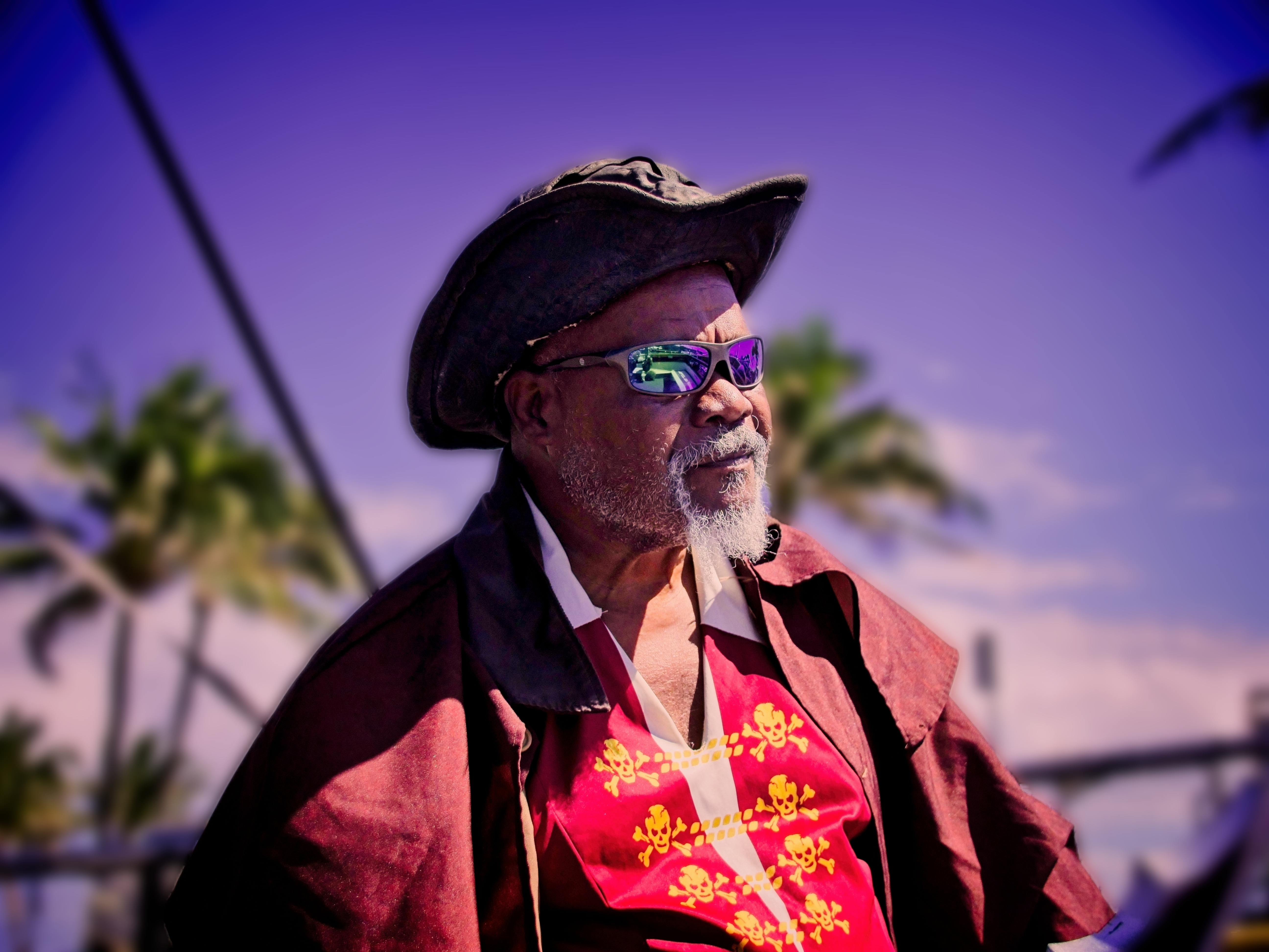 Captain Black Sparrow ready for personal appearance