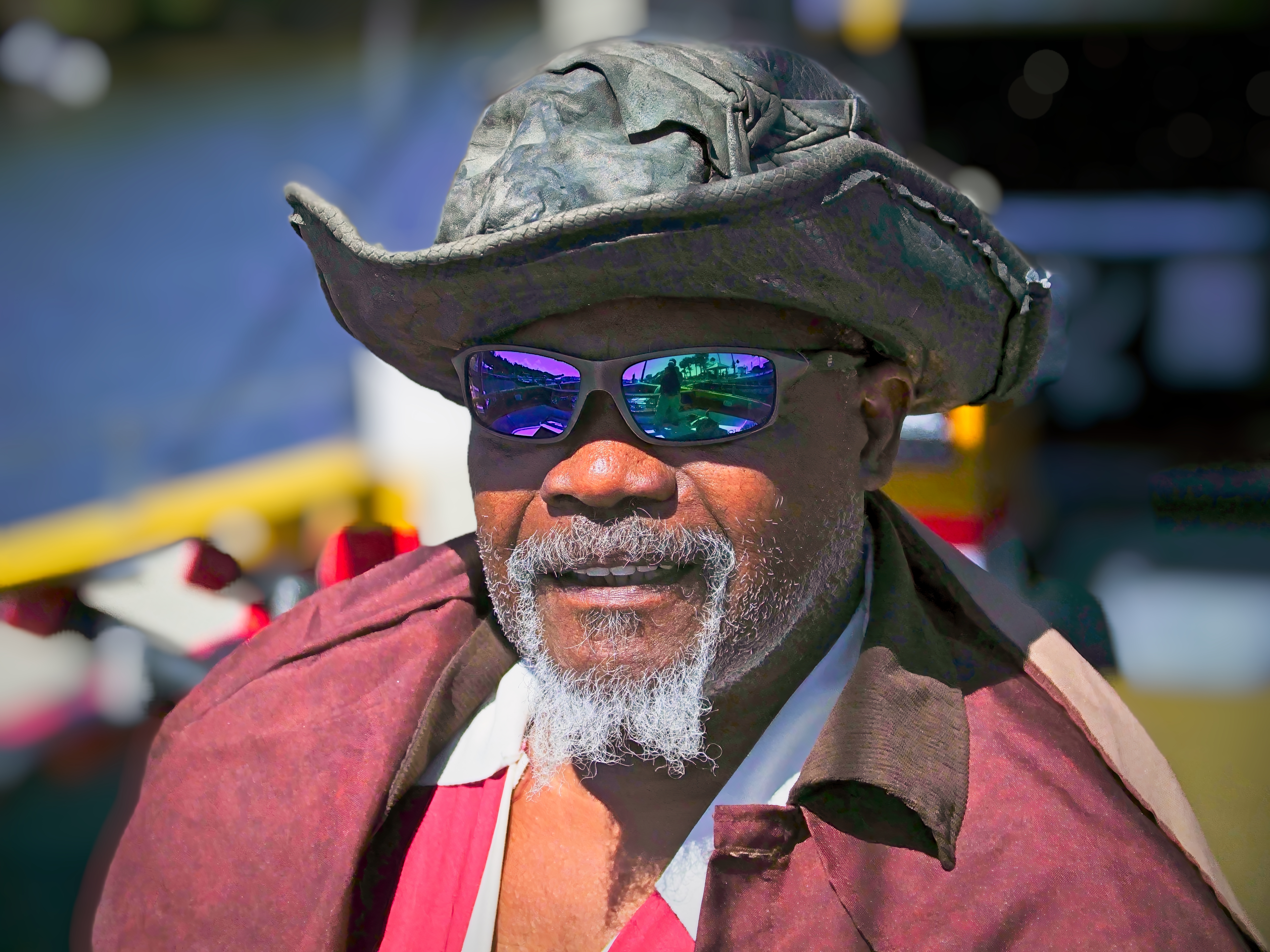 Captain Black Sparrow - Capt. Mo in full pirate regalia